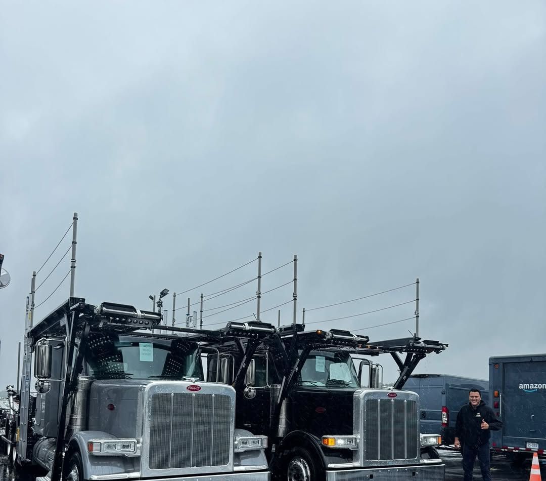 Two new TR Express trucks side by side